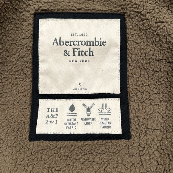 Abercrombie and Fitch All-Season Weather Warrior Winter Anorak Jacket Small - Picture 6 of 7